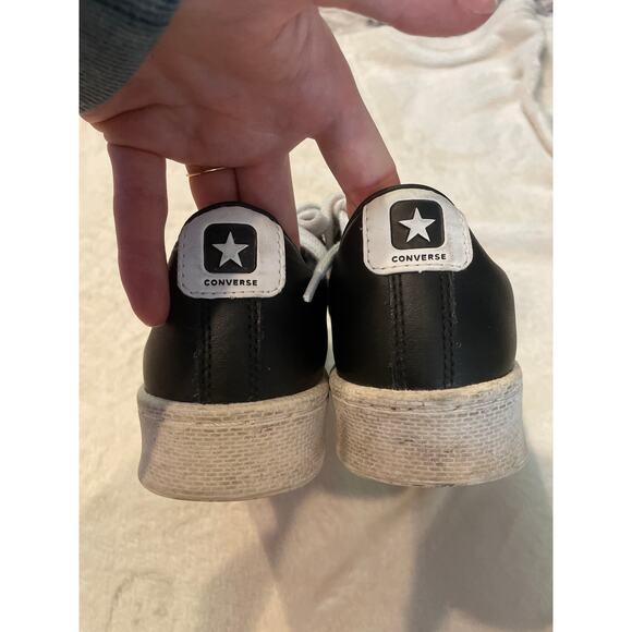 CONVERSE Pro Leather Low Black White Sneakers 167238C Lace Up Unisex M4 W5.5 - Picture 7 of 10